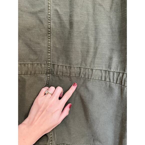 Free People Green Utility Joshua Tree Hooded Oversized Jacket - Picture 8 of 9